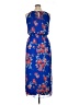 En Focus Studio 100% Polyester Floral Blue Casual Dress Size 14 - photo 2