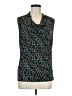 George Teal Sleeveless Blouse Size M - photo 1