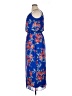 En Focus Studio 100% Polyester Floral Blue Casual Dress Size 14 - photo 5