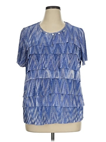 Alfred Dunner Short Sleeve Blouse (view 1)