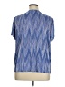 Alfred Dunner 100% Polyester Blue Short Sleeve Blouse Size 1X - photo 2