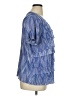 Alfred Dunner 100% Polyester Blue Short Sleeve Blouse Size 1X - photo 4