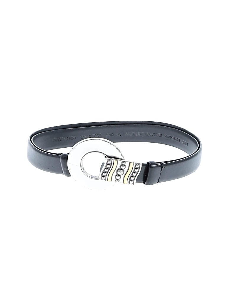 Pre-owned Chico's Leather Belt In Black
