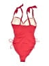 Cache Coeur Solid Red One Piece Swimsuit Size M - photo 2