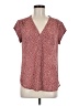 Fun2Fun 100% Polyester Red Short Sleeve Blouse Size M - photo 1