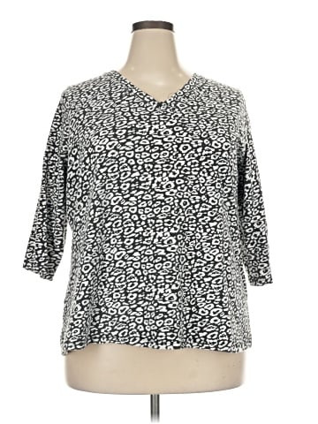 Jessica London 3/4 Sleeve Blouse (view 1)