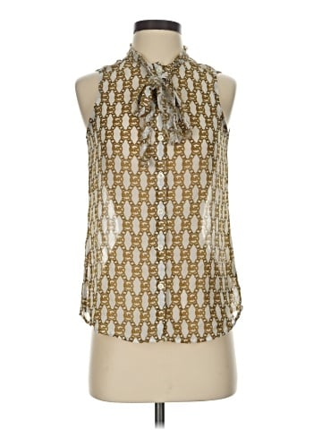 MICHAEL Michael Kors Sleeveless Blouse (view 1)
