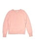 Crewcuts 100% Cotton Solid Pink Pullover Sweater Size 6 - 7 - photo 1