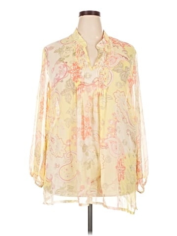 Susan Graver 3/4 Sleeve Blouse (view 1)
