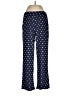 Lands' End Polka Dots Blue Casual Pants Size M - photo 1