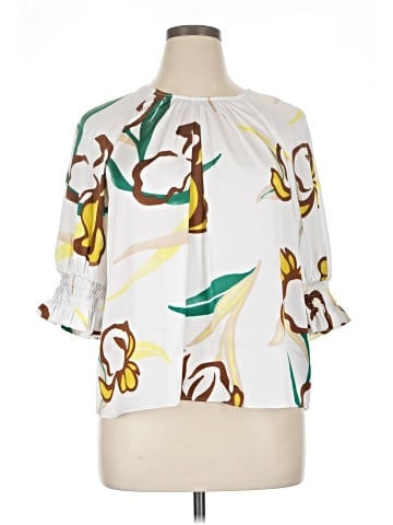 Worthington 3/4 Sleeve Blouse (view 1)