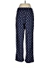 Lands' End Polka Dots Blue Casual Pants Size M - photo 2