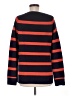 Sail to Sable 100% Wool Stripes Red Wool Pullover Sweater Size M - photo 2