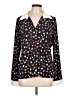 Tommy Hilfiger Stars Black Long Sleeve Blouse Size L - photo 1