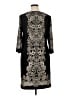 Studio One Paisley Black Casual Dress Size XL - photo 2