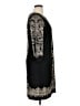 Studio One Paisley Black Casual Dress Size XL - photo 4
