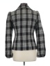 Assorted Brands 100% Acrylic Plaid Gray Jacket Size M - photo 2