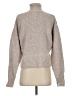 525 America Metallic Silver Turtleneck Sweater Size XS - photo 2