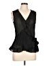 Sunny Leigh 100% Polyester Black Sleeveless Blouse Size L - photo 1