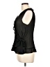 Sunny Leigh 100% Polyester Black Sleeveless Blouse Size L - photo 5