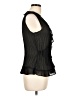 Sunny Leigh 100% Polyester Black Sleeveless Blouse Size L - photo 4