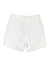 Zara 100% Cotton Solid White Shorts Size 4 - photo 2