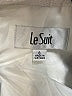 Le Suit 100% Polyester Ivory Blazer Size 8 - photo 6