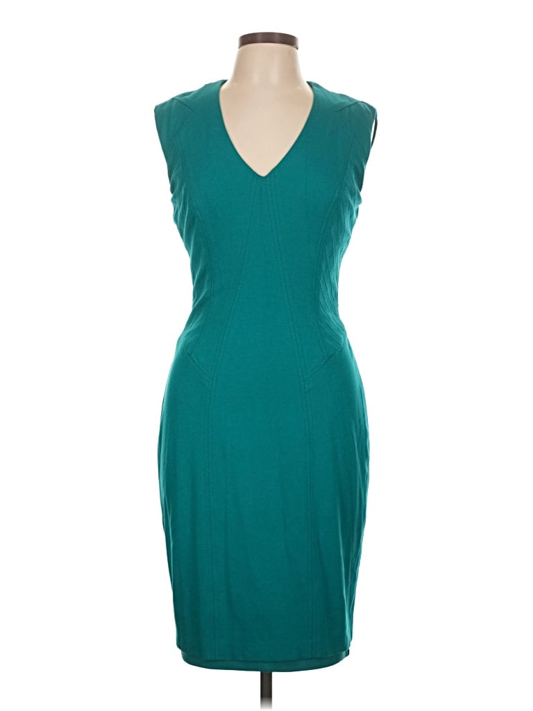 Pre-owned Caché Cocktail Dress In Teal