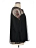 Ruff Hewn 100% Polyester Black Long Sleeve Blouse Size XL - photo 4
