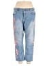 Escada Floral Blue Jeans Size 18 - photo 1