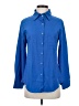 Unbranded Blue Long Sleeve Button-Down Shirt Size S - photo 1
