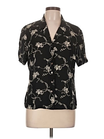Liz Claiborne Collection Short Sleeve Silk Top (view 1)