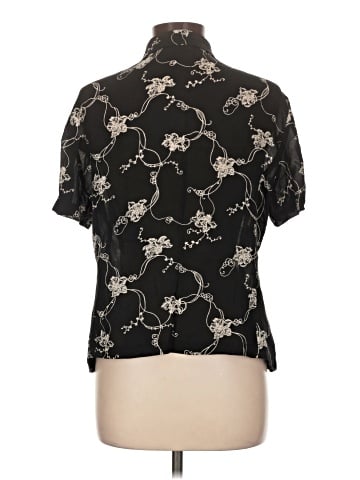 Liz Claiborne Collection Short Sleeve Silk Top (view 2)