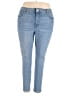 Seven7 Solid Blue Jeans Size 20 - photo 1