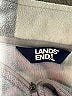 Lands' End 100% Polyester Checkered-gingham Gray Pullover Sweater Size 1X - photo 7