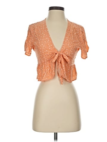 LA Hearts Short Sleeve Blouse (view 1)