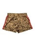 Talula Animal Print Gold Athletic Shorts Size L - photo 1