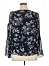 Maison Jules 100% Polyester Blue 3/4 Sleeve Blouse Size XL - photo 2