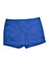 Express Solid Blue Shorts Size 10 - photo 1