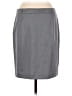 Theory Solid Gray Wool Skirt Size 8 - photo 2