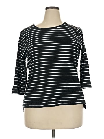 Lauren by Ralph Lauren 3/4 Sleeve T-Shirt (view 1)