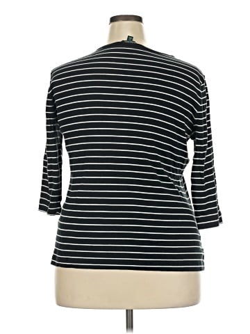 Lauren by Ralph Lauren 3/4 Sleeve T-Shirt (view 2)