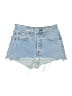 Levi's Blue Denim Shorts Size 24 waist - photo 1