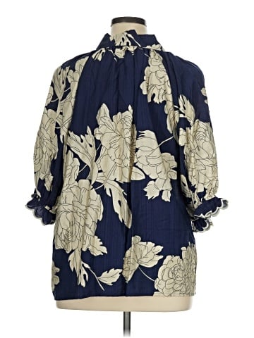 Umgee 3/4 Sleeve Blouse (view 2)