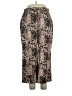 J.Crew Animal Print Tan Gold Linen Pants Size 16 - photo 1