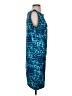BCBGMAXAZRIA Graphic Blue Cocktail Dress Size S - photo 4