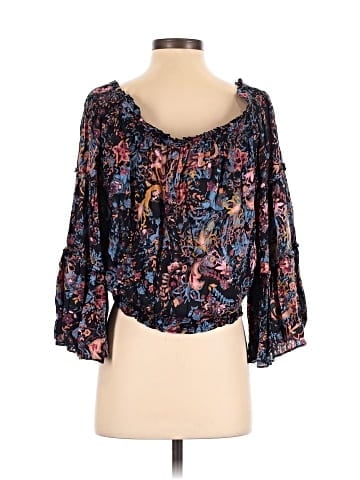 Free People 3/4 Sleeve Blouse (view 2)