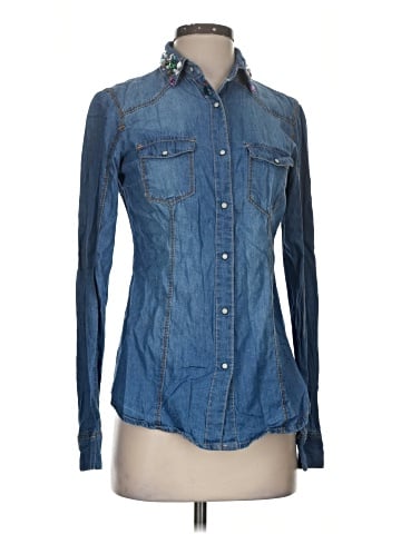 XXI Long Sleeve Button-Down Shirt (view 1)