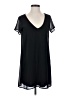 Lulus Solid Black Casual Dress Size S - photo 1