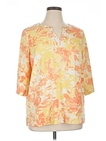 Quacker Factory 3/4 Sleeve Blouse (view 1)